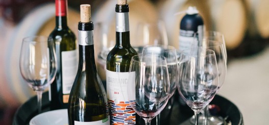 A collection of wine bottles